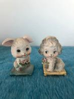 Snoezig koppeltje porseleinen diertjes, Enlèvement, Comme neuf