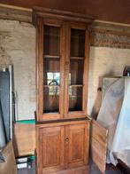 Hoge Vitrinekast / buffetkast, Huis en Inrichting, Ophalen, Gebruikt