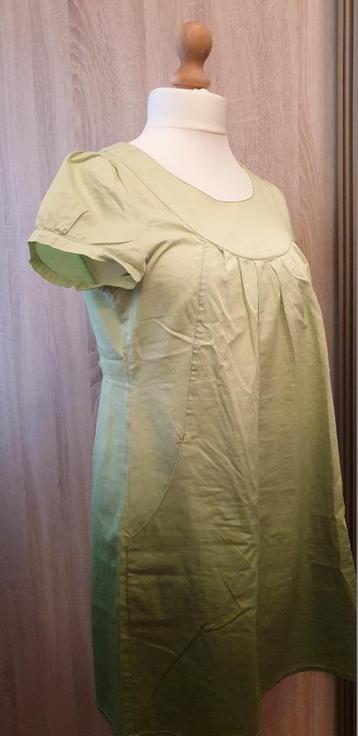 Groene jurk met verloopeffect - Maat 42