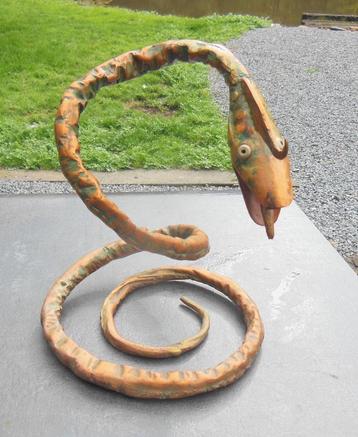 Artisanat ferronnerie - Serpent (H 23cm) Port via Mondial Re