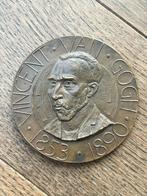 Bronzen munt tbv 100e geboortejaar Vincent van Gogh, Postzegels en Munten, Penningen en Medailles, Ophalen of Verzenden, Brons