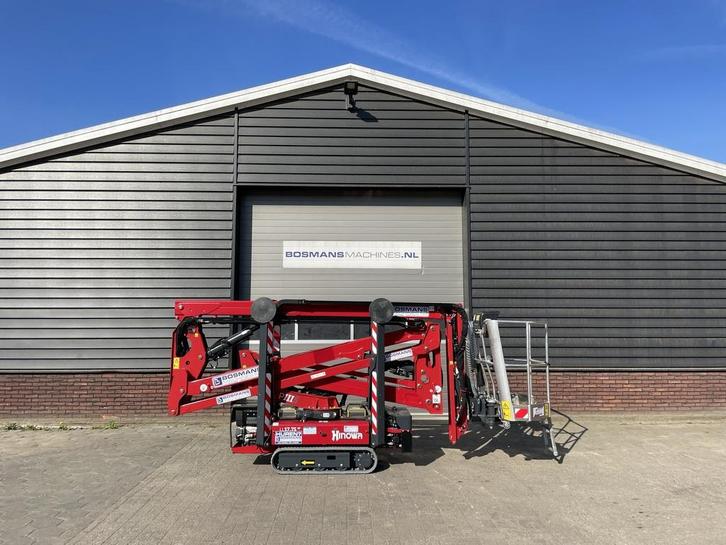 TE HUUR: Hinowa light lift 17.75 spinhoogwerker 17 M diesel, Zakelijke goederen, Machines en Bouw | Liften, Steigers en Ladders