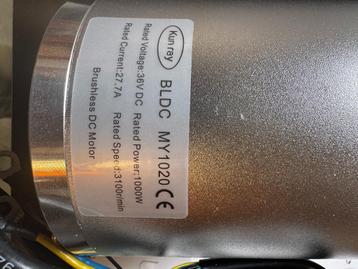 Elektrische motor 36V DC 1000W of 48V DC, Ophalen, Nieuw