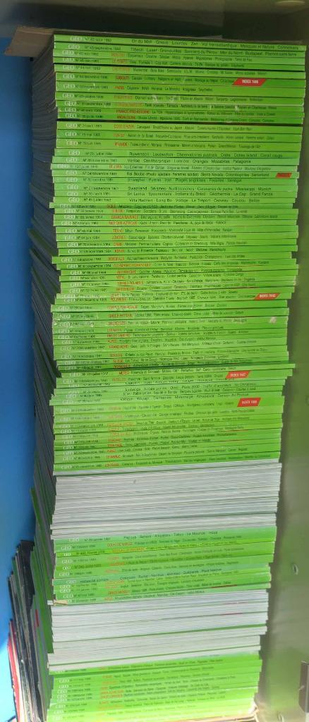 Gros lot revues Géo, Boeken, Tijdschriften en Kranten, Zo goed als nieuw, Ophalen