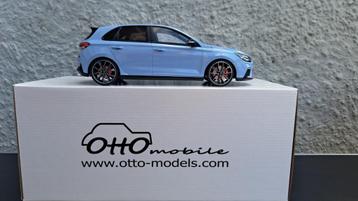 Hyundai I30 N Light Blue 2017 1:18ème ottomobile beschikbaar voor biedingen