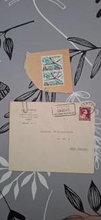 sabena enveloppes cacheté  1951 et 2 timbres, Enlèvement ou Envoi