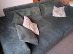 Grote ribstof bank zgan, Huis en Inrichting, Ophalen, Zo goed als nieuw