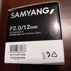 Objectif manuel ultra large Samyang F2.0/12 mm Sony E-mount, Enlèvement ou Envoi
