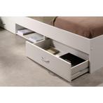 Bed 90x200 met lades (incl lattenbodem en matras), Huis en Inrichting, Slaapkamer | Bedden, Ophalen, 90 cm, Eenpersoons, Wit