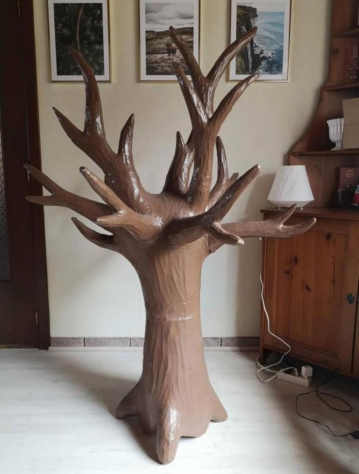 Arbre en papier mâché, Antiek en Kunst, Kunst | Beelden en Houtsnijwerken, Ophalen