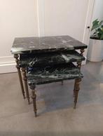 Set van 3 marmeren tafeltjes, Antiek en Kunst, Ophalen