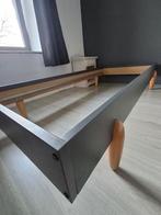 Cadre lit 1 personne, Maison & Meubles, Chambre à coucher | Lits, 90 cm, Gris, Une personne, Enlèvement