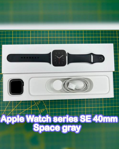 Apple Watch SE 40 mm gris sidéral, Bijoux, Sacs & Beauté, Montres de sport, Comme neuf, Enlèvement ou Envoi