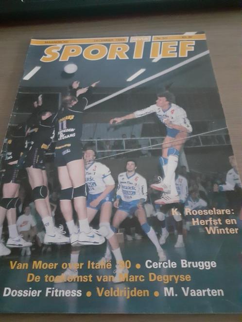 Sportief Revue December 1989 nr 50, Sports & Fitness, Cyclisme, Comme neuf, Enlèvement ou Envoi