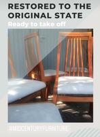 Vintage Restored Midcentury Furniture stoelen 6 stuks, Enlèvement