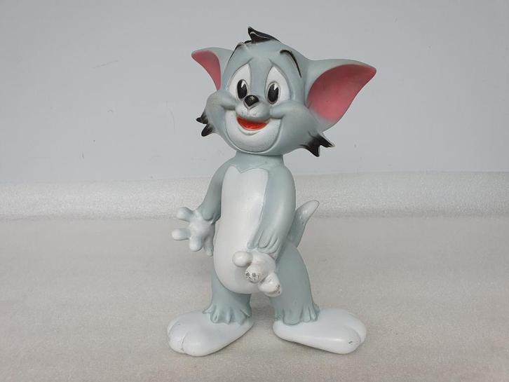 Tom & Jerry: pieper Tom ca. 26 cm (Ledra, made in Italy), Verzamelen, Speelgoed, Gebruikt, Ophalen of Verzenden