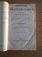 Ancien dictionnaire de 1879, bel exemplaire du français-lati, Enlèvement ou Envoi