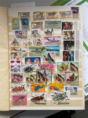 43 verschillende postzegels Burundi beschikbaar voor biedingen