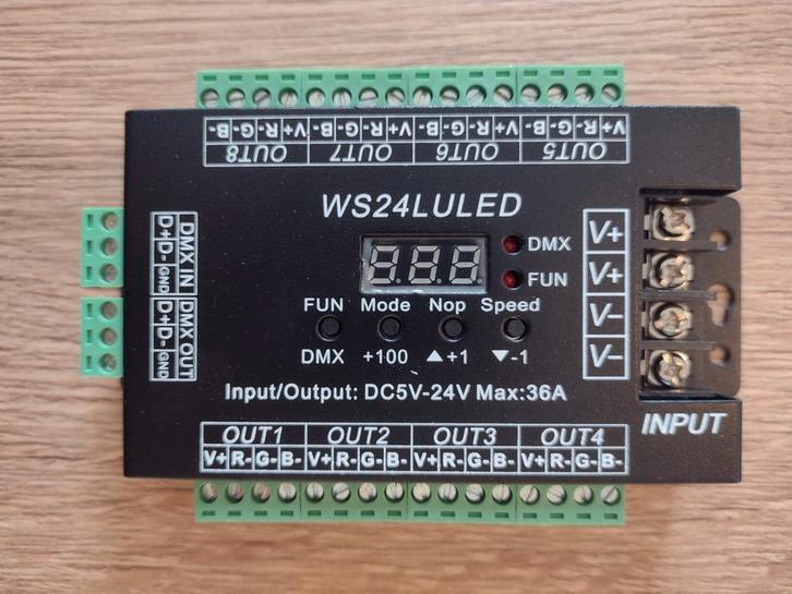 DMX512 RGB LED STURING, Hobby en Vrije tijd, Elektronica-componenten, Nieuw, Ophalen of Verzenden