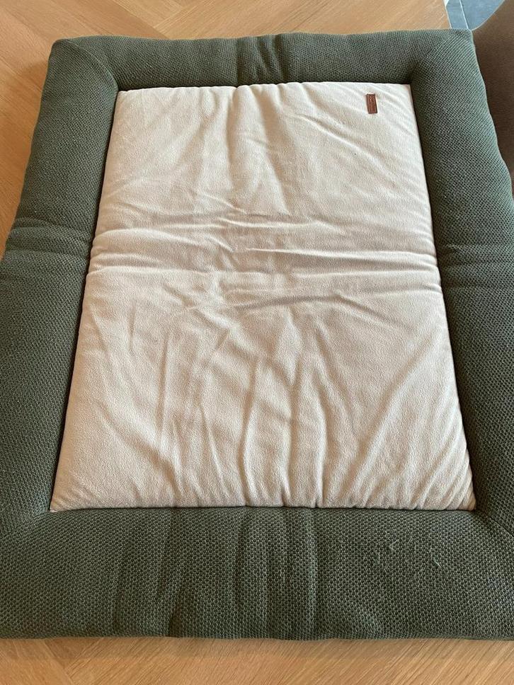 Parklegger (dubbelzijdig): khaki/grijs van Baby's Only + omr, Kinderen en Baby's, Babyparken, Zo goed als nieuw, Rechthoekig, Ophalen