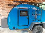 Te koop. Caravan Hero Camper Columbus. Blauw. Perf staat, Caravans en Kamperen, Overige merken, Stabilisator, Tot en met 2, 750 - 1000 kg