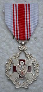 Medaille, Rode Kruis, Medaille van Verdienste, 2de Klasse, Overige soorten, Ophalen of Verzenden, Lintje, Medaille of Wings