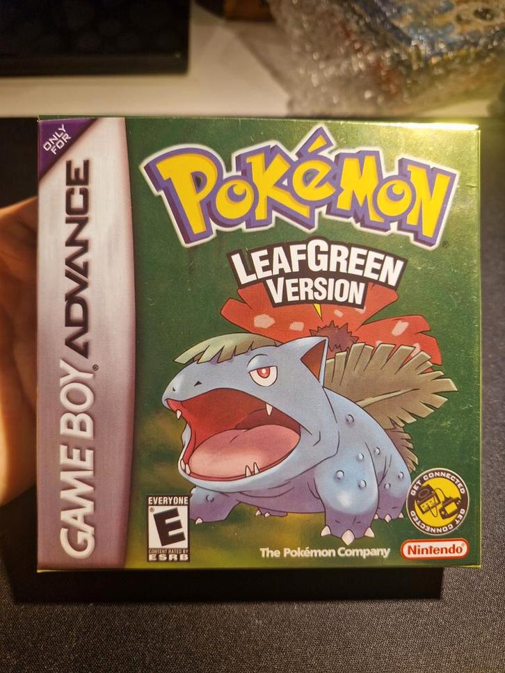 Pokemon leafgreen usa version clear in box, Games en Spelcomputers, Games | Nintendo Game Boy, Ophalen of Verzenden