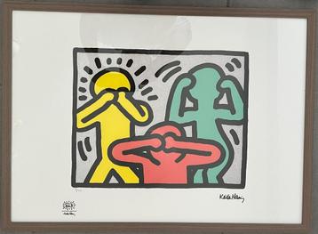 Keith Haring 'Horen-Zien-Zwijgen' beschikbaar voor biedingen