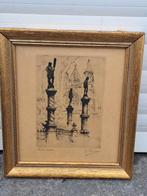 gravure petit sablon signe kurt peiser, Enlèvement ou Envoi