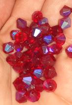 lot kralen 100 donkerrood AB cone 7mm, Enlèvement ou Envoi, Neuf, Perle