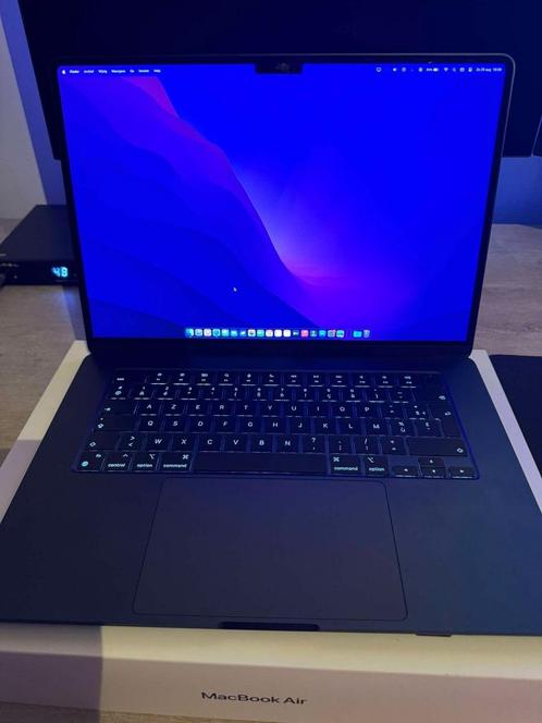 Macbook Air M2 - 15 inch 8GB/256GB Midnight Black, Computers en Software, Apple Macbooks, Gebruikt, MacBook, 15 inch, 256 GB, 8 GB