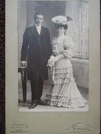vieille photo couple de mariage 1905 Boute photographe, Photo, Utilisé, 1980 à nos jours, Enlèvement ou Envoi