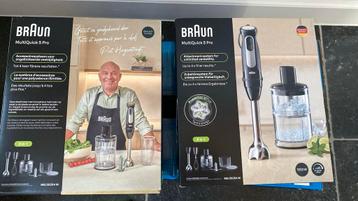 Twee Braun Multiquick 5 Pro handblenders beschikbaar voor biedingen