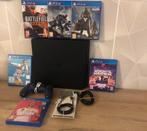 Ps4 slim 500 gb met 6 games, Games en Spelcomputers, Spelcomputers | Sony PlayStation 4, Ophalen of Verzenden, Zo goed als nieuw