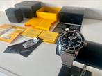 Breitling Superocean Heritage 46 zwart + doos en papieren, Handtassen en Accessoires, Horloges | Heren, Breitling, Staal, Gebruikt