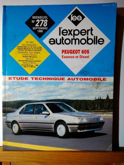 L'expert automobile - Peugeot 605 - n 278, Autos : Divers, Modes d'emploi & Notices d'utilisation, Enlèvement ou Envoi