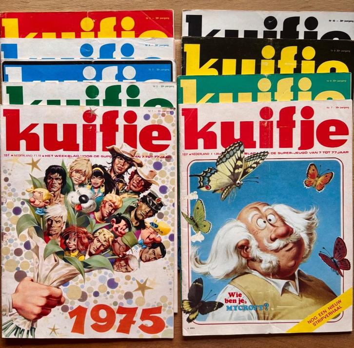 Kuifje - jaargang 30 (1975), Boeken, Strips | Comics, Gelezen, Meerdere comics, Europa, Ophalen of Verzenden