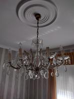grote glazen luchter luster, Ophalen, Gebruikt, Glas