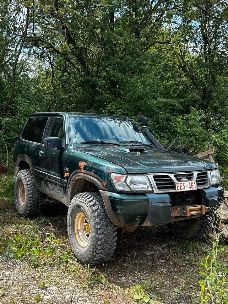 Nissan Parrol Y61 2.8 TDI, Auto's, Nissan, Particulier, Patrol, 4x4, Diesel, SUV of Terreinwagen, 3 deurs, Handgeschakeld, Groen