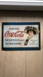 Panneau publicitaire Coca-Cola., Enlèvement, Comme neuf, Panneau publicitaire