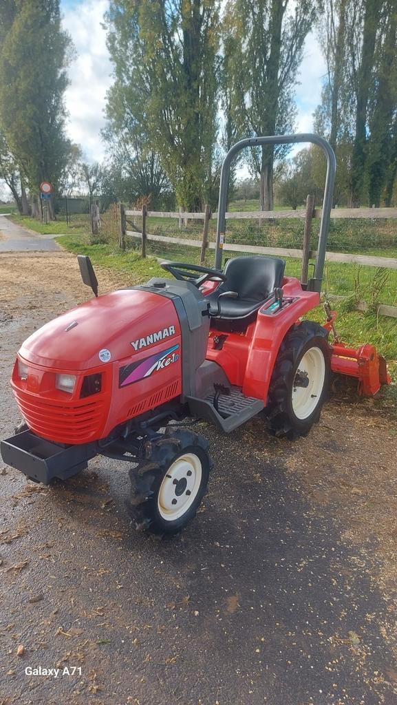 Minitractor yanmar 18pk HYDROSTATISCH! 4x4 +grondfrees!, Zakelijke goederen, Landbouw | Tractoren, Ophalen