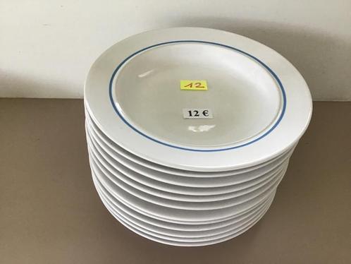 diverse sets van platte & diepe witte borden aan 1 euro/bord, Huis en Inrichting, Keuken | Servies, Zo goed als nieuw, Bord(en)