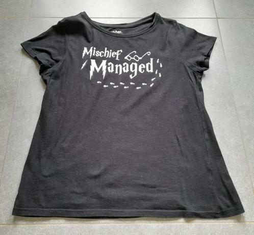 Zwarte T-shirt van Harry Potter, Kleding | Dames, T-shirts, Zo goed als nieuw, Maat 42/44 (L), Zwart, Korte mouw, Ophalen of Verzenden