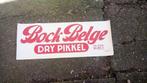 Brasserie bière ancienne affiche Bock-Belge Dry Pikkel, Panneau, Plaque ou Plaquette publicitaire, Autres marques, Utilisé, Enlèvement ou Envoi
