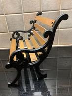 Gietijzeren poppen- en berenbankje, Antiek en Kunst, Ophalen of Verzenden