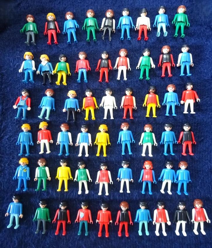Playmobil 56 ! vintage poppetjes 1974, Kinderen en Baby's, Speelgoed | Playmobil, Gebruikt, Los Playmobil, Ophalen of Verzenden