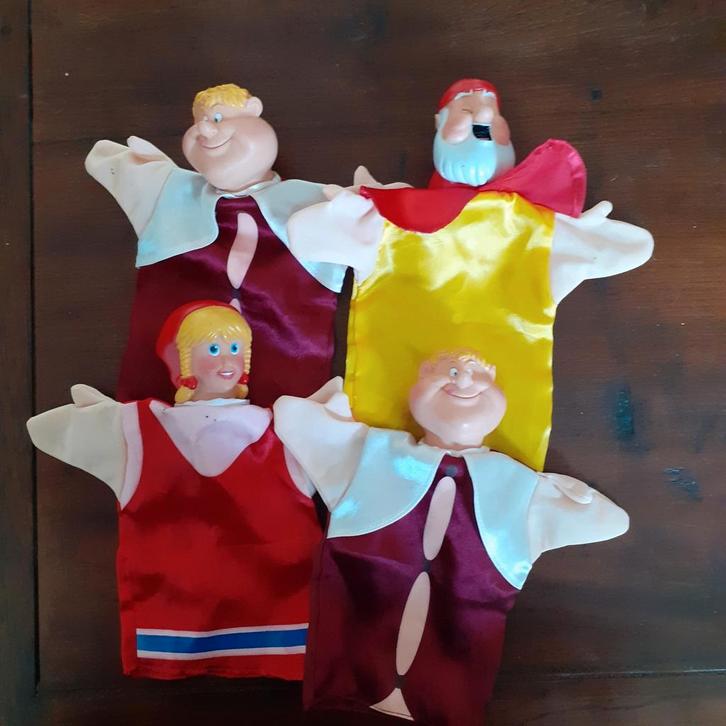 Efteling handpoppen poppenkastpoppen, Kinderen en Baby's, Speelgoed | Poppen, Ophalen of Verzenden