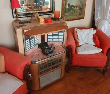 Jukebox Rock-Ola vinyle – modèle original des années 50/60 – beschikbaar voor biedingen