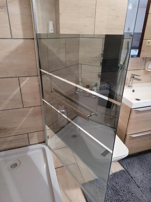 Glazen douchedeur, Huis en Inrichting, Badkamer | Badkamermeubels, Zo goed als nieuw, Ophalen