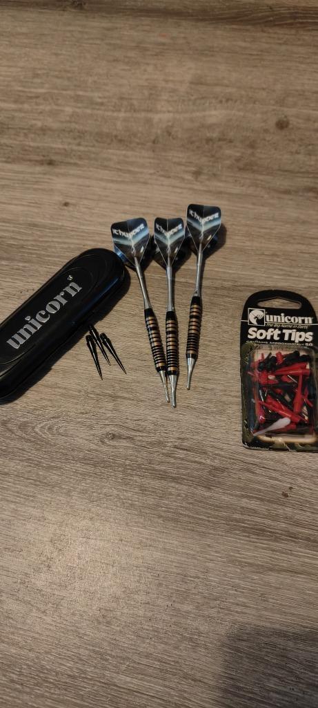 Darts, Sport en Fitness, Darts, Zo goed als nieuw, Flights, Soft tip, Ophalen of Verzenden